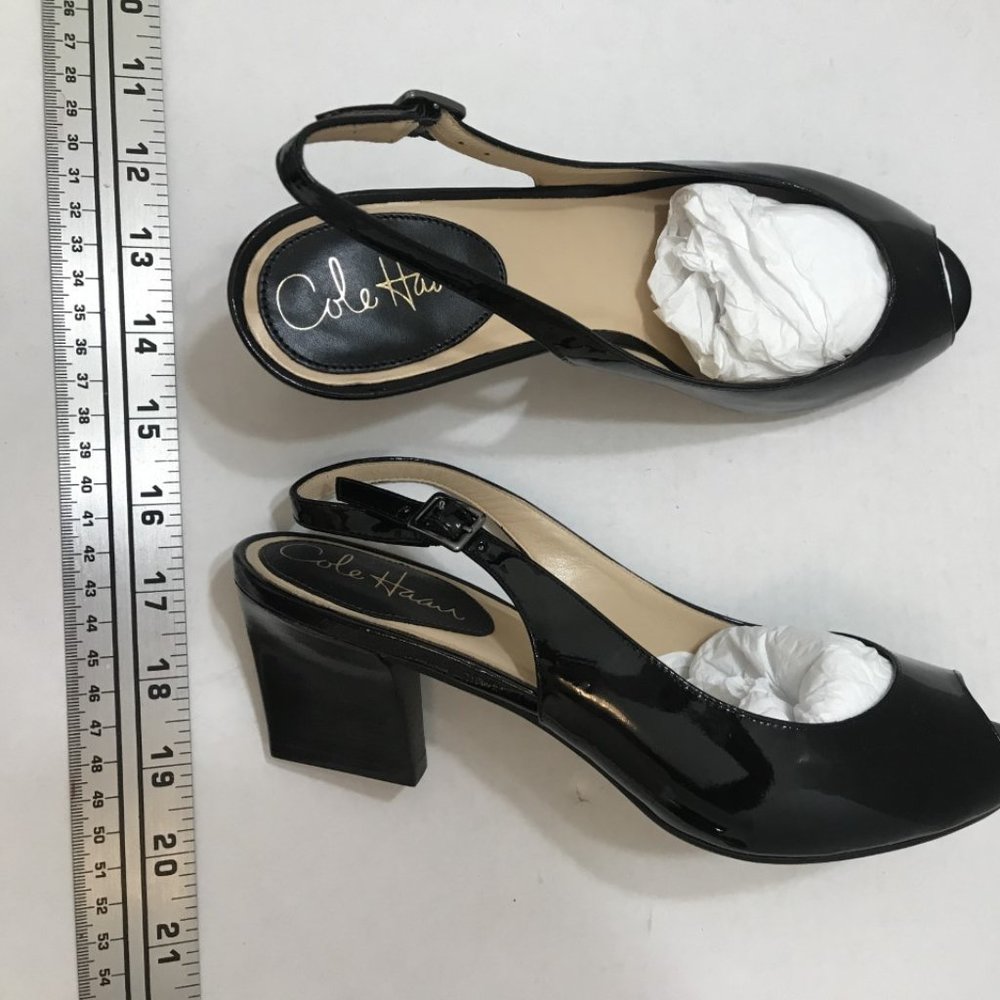Cole Haan Dress Air Low Peep Toe Sling back